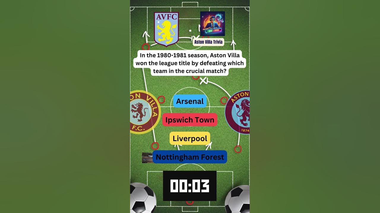 Aston Villa trivia Villa Quiz Questions Premier league football soccer