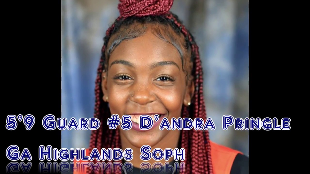 5'9 G D'Andra Pringle GA Highlands Soph '17 - YouTube