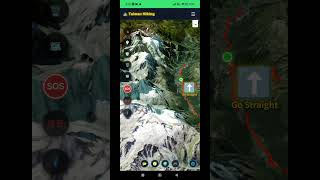 Tour du Mont Blanc (TMB) 3D Simulation & Map Layers Demo on Xiaomi 13 Pro | Taiwan Peak PWA #TMB screenshot 4