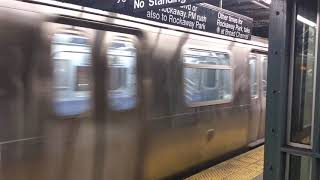 R179 C Train Departs Euclid Avenue To Be Relayed To Manhattan Bound Track