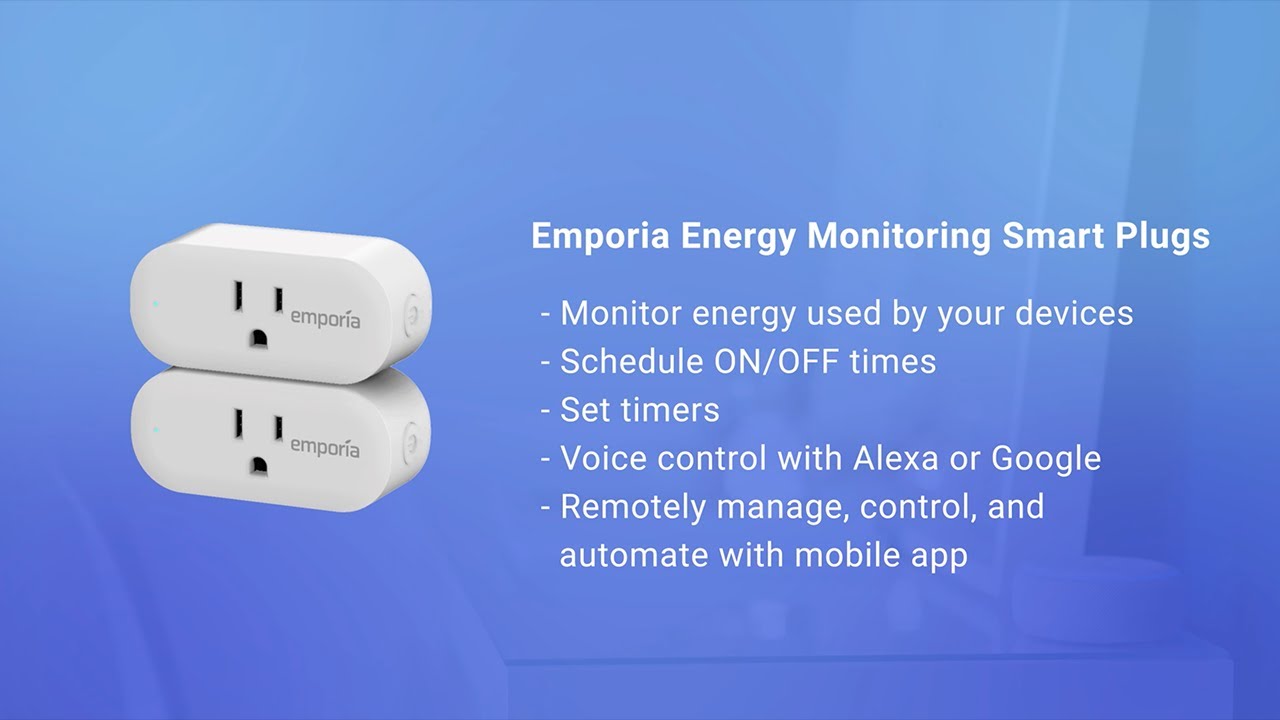 Emporia Smart Plug  Set of 4 Energy Monitoring Outlets – Emporia