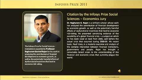 Infosys Prize 2011- Social Sciences-Economics Winner