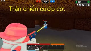 Trận chiến cướp cờ trong Roblox.