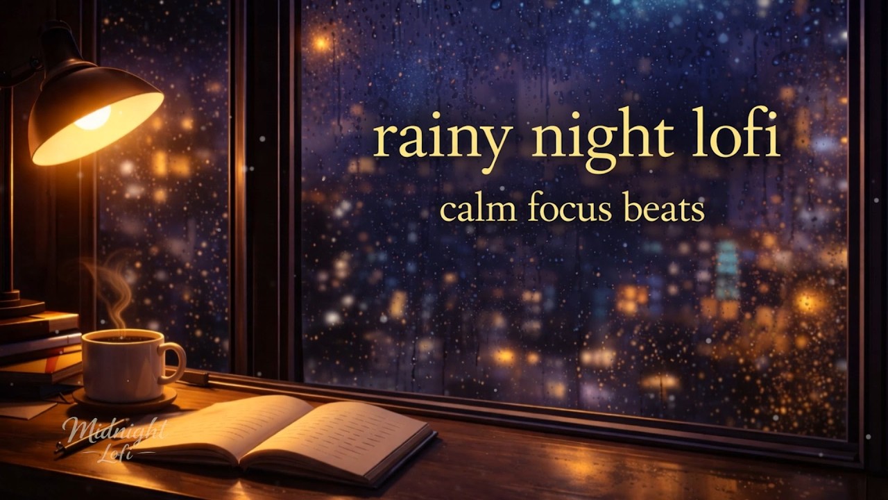 rain sounds + lofi for calm focus