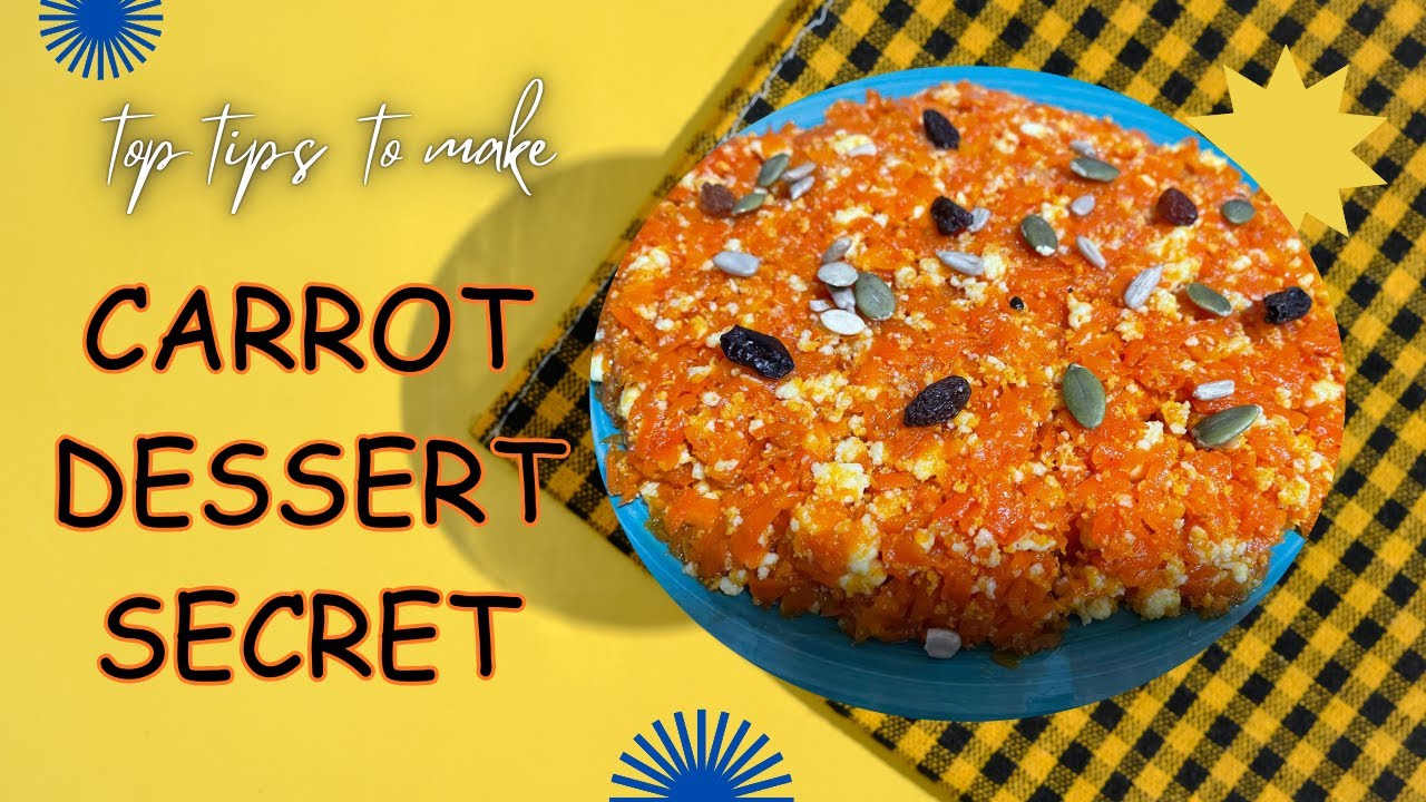 “Sweet Surprise in Carrots| Melt-in-Mouth Orange Delight| The Hidden Sweet Secret| Golden Dessert