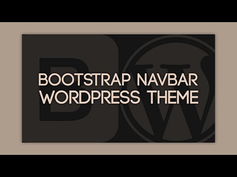 Bootstrap Menu In Wordpress Theme Using Navwalker