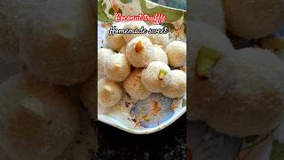 coconut truffle #coconut laddu #coconut Sweet#homemade #ytshorts #shorts #shortsviral #recipe #food