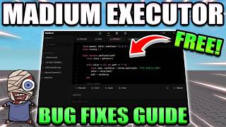 *FREE* Madium Executor - Fix Most Bugs & Errors (Roblox Tutorial) Wealth