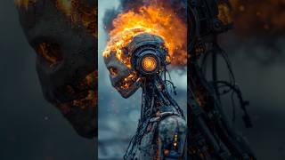 Robot Head Exploding. #shorts #viralshorts #ai #shortsfeed #robot #funny #memes #aiart