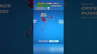 Secret Crystallized Punisher Pickaxe Lobby Hack Code 💀 #fortnite #fortniteglitch #relishh