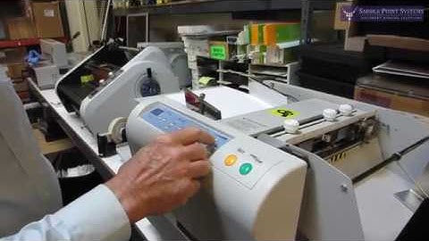 Automatically Perforating Sheets with MBM Automatic Folders