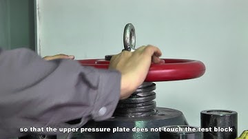 Digital display compression testing machine