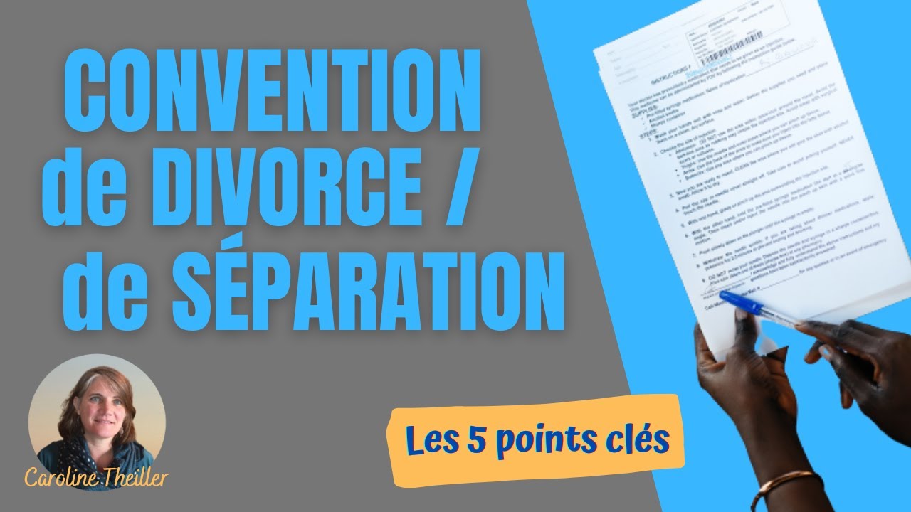 CONVENTION de divorce / de séparation YouTube — free download