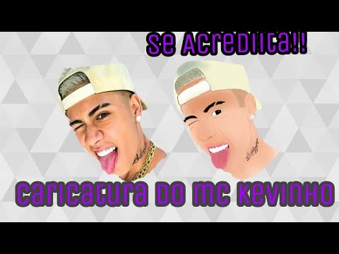 FAZENDO CARICATURA CARTOON DESENHO DO MC KEVINHO