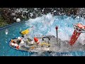 Lego Boat Fails In Rough Seas