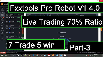 Binary Option/Iq Option Fxxtools Pro Robot Lasted Version With Live Trading