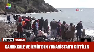 Çanakkale ve İzmir'den Yunanistan'a gittiler Resimi