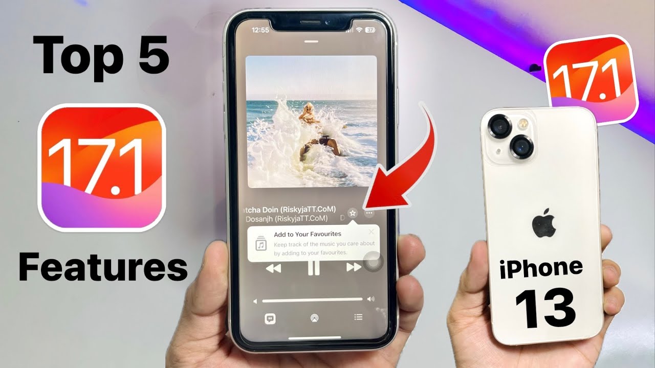 iOS 17.1 on iPhone 13 - iOS 17.1 Top 5 New Features on iPhone 13 - YouTube