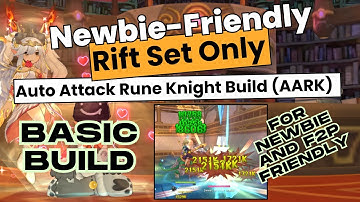 2025 ROM Classic - Newbie-Friendly Auto Attack Rune Knight Basic Build (AARK) | Rift Set Only