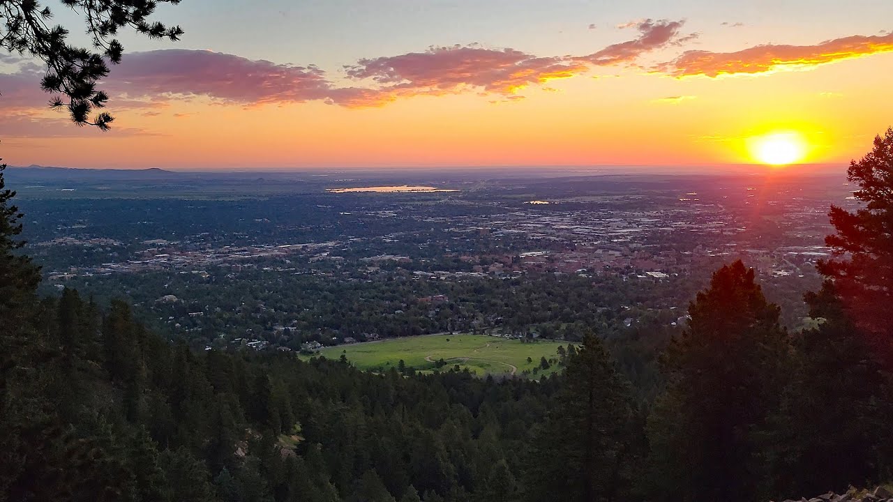 Chautauqua Meadow Sunrise Boulder Colorado 6202021 Youtube 