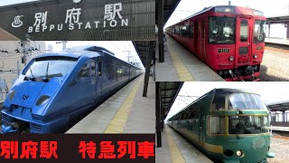 ≪大分県：JR別府駅≫特急あそぼーいを見に行ったら倒木衝突で代替列車でした。