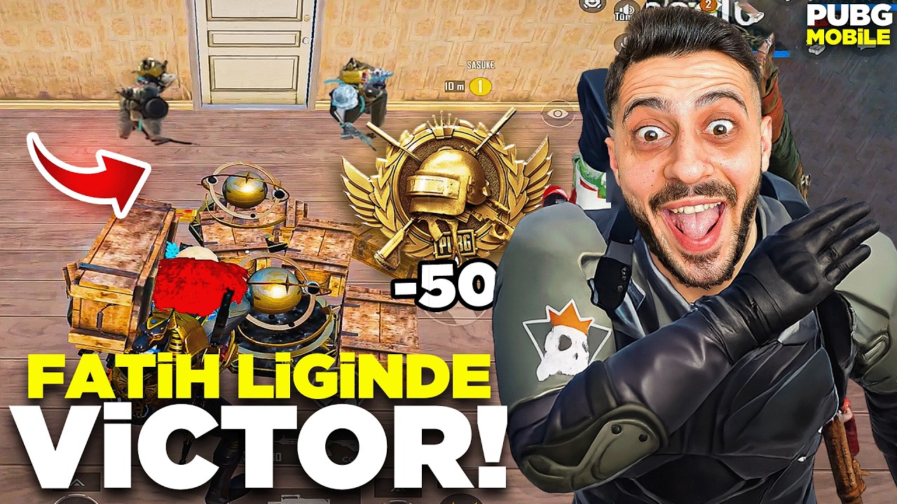 SASUKE İLE FATİH LİGİNDE PUSU ATTIK! MAÇA YAYINCI GELDİ - PUBG MOBİLE