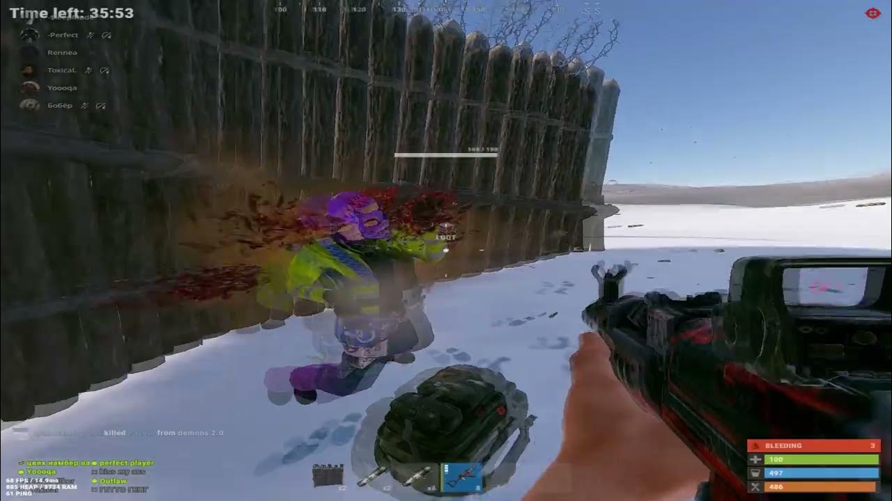 Old recoil rust. Rust highlights.