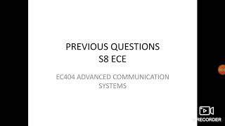 Famous PREVIOUS QUESTIONS S8 ECE Net Worth