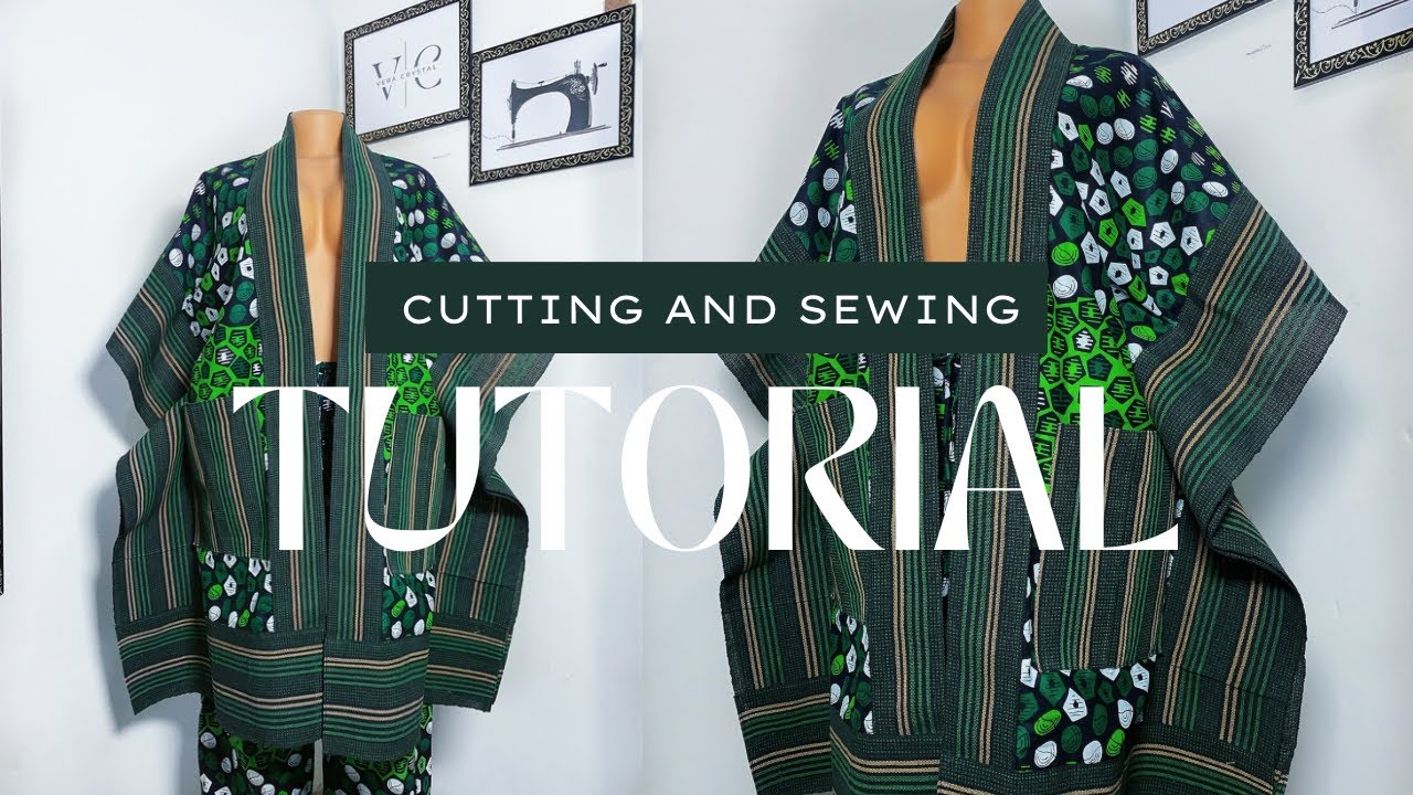 HOW TO MAKE A KIMONO ASO OKE| CUTTING AND SEWING| BUTTERFLY KIMONO AND PANTS