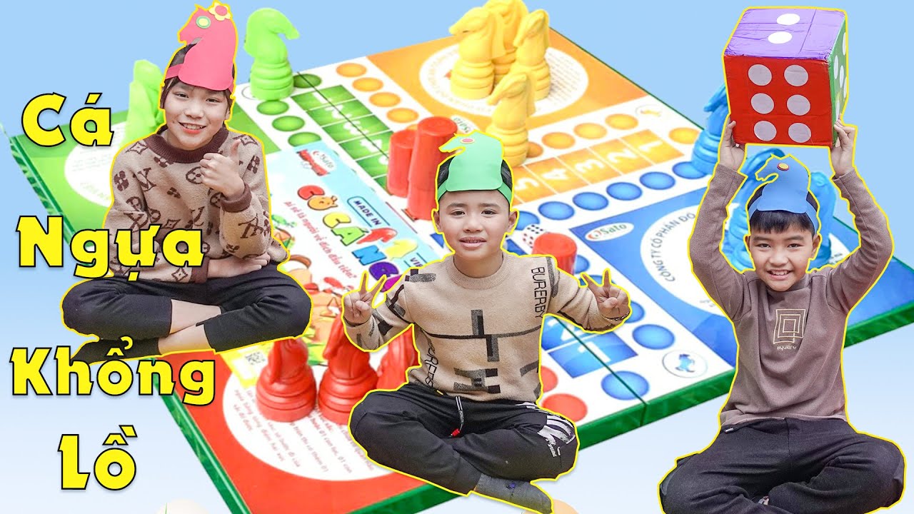 Trò Chơi Cờ Cá Ngựa Khổng Lồ ♥ Minh Khoa TV