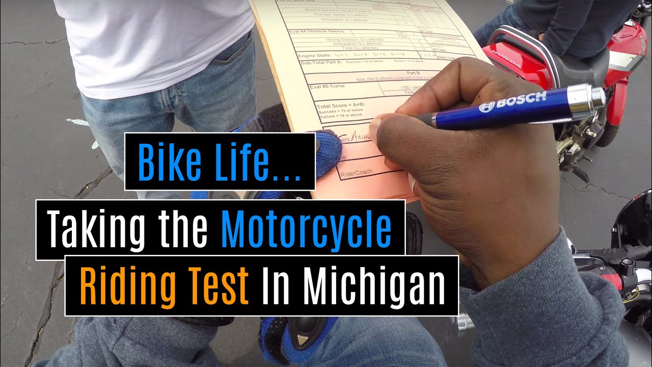 Taking the Riding Test For My Motorcycle License/Endorsement In