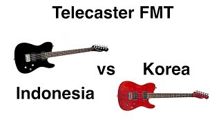 Fender Telecaster FMT Korea vs Indonesia EMG