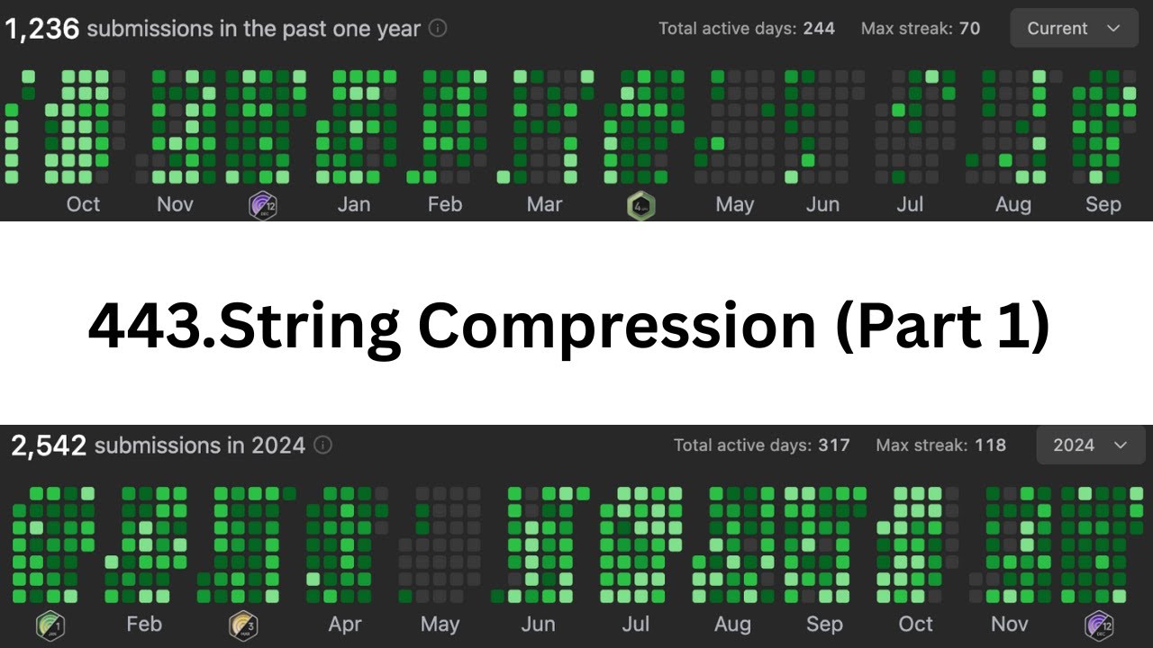 443. String Compression (Part 1) #leetcode75 #leetcode #dsa #practice # ...
