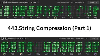 443. String Compression (Part 1) #leetcode75 #leetcode #dsa #practice #interviewquestions
