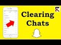 How To Clear Conversations Snapchat