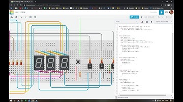 PC01 -  Multiplexacion con 3 display 7 Segmentos Catodo Comun