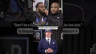 Ty Simpson with a BAR after getting drafted by the Rams 😮‍💨