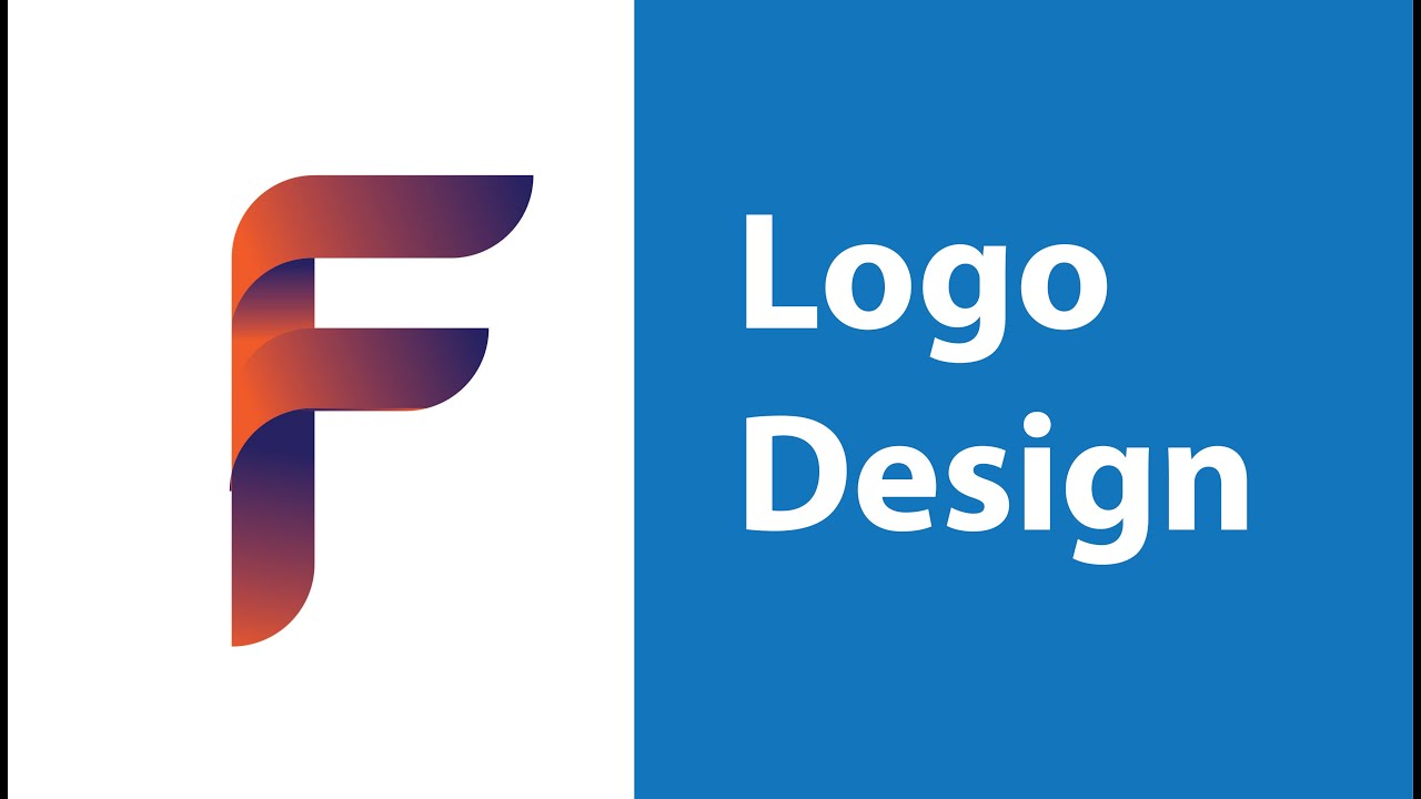 F Letter Logo Design | Illustrator Tutorial Problem Solved - TechBD