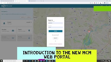 Introduction to the new MCM web portal