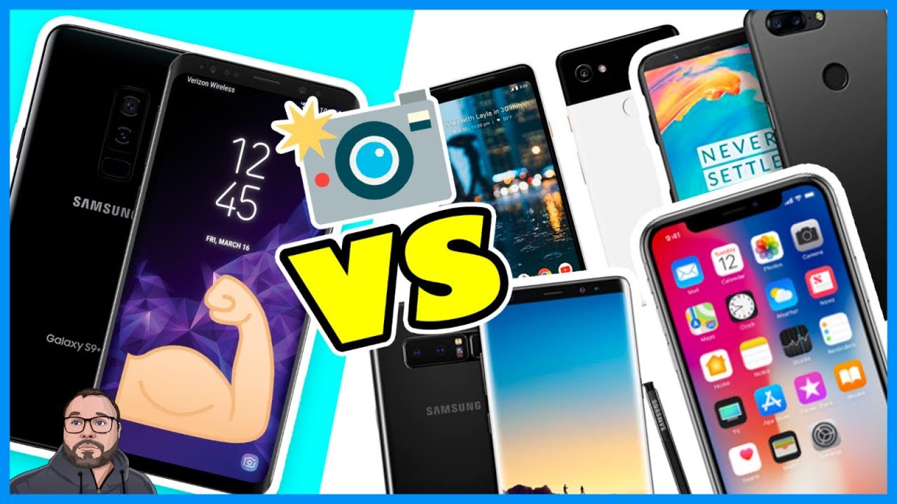 Samsung Galaxy S9 plus vs iPhone X, Note 8, Pixel XL 2 and