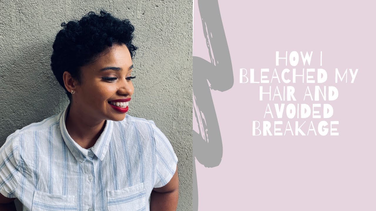 How I bleached my Hair and avoided it breaking. - YouTube
