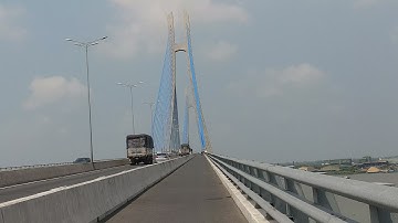 Cầu Vàm Cống nhìn từ hướng huyện Lấp Vò Đồng Tháp