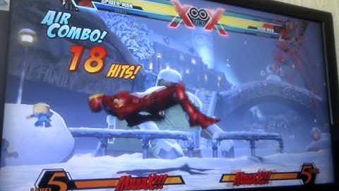 Spiderman combo video. Ultimate Marvel vs Capcom 3
