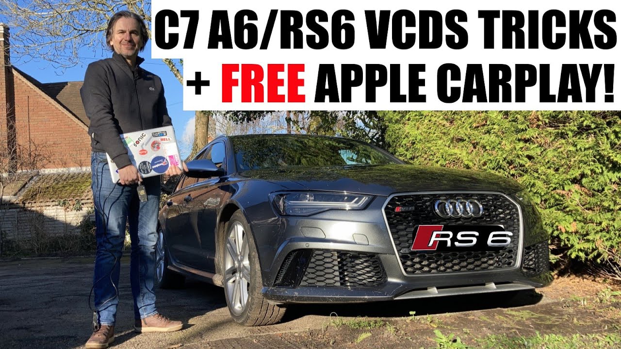 AUDI A6 S6 RS6 C7 VCDS TRICKS + *FREE* APPLE CARPLAY ANDROID AUTO