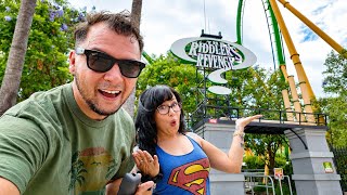 Getting our "Revenge" at Six Flags Magic Mountain!
