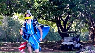 Skydive Diani - Wingsuit vs. Yamaha R1