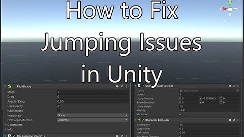 Jump Issues & Fixes - Unity Troubleshooting (Object, CharacterController, Rigidbody not jumping)