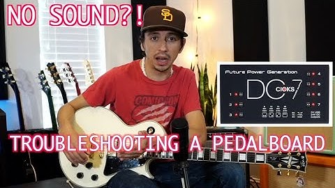 Solving the mystery of a pedal board producing no sound! ( Solved the problem!)