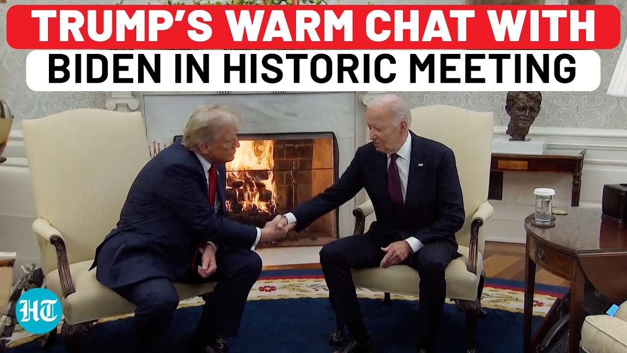 Trump Meets Biden At White House As Two Leaders Share Warm Moments: ‘It ...