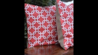 How to Make a No Sew Pillow  DIY TUTORIAL  Thrift Diving